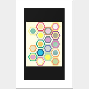 Honeycomb Layers II Posters and Art